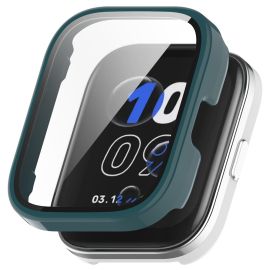 PC FULL COVER Műanyag tok üveggel Amazfit Bip 5 Unity zöld