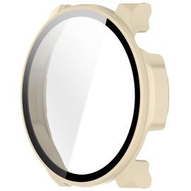 PC FULL COVER Műanyag védőtok üveggel Xiaomi Amazfit Balance 2 IVORY