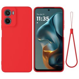 RUBBER Védő tok Motorola Moto G06 / G06 Power piros