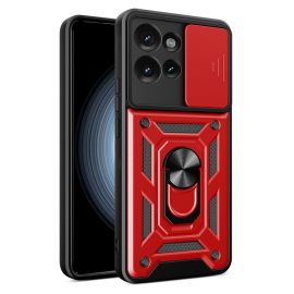 RING CAMERA Tok tartóval Motorola Edge 50 piros