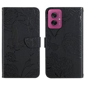 ART BLOSSOM Pénztárcahuzat Motorola Moto-hoz G55 5G fekete
