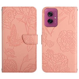 ART BLOSSOM Pénztárcahuzat Motorola Moto-hoz G55 5G rózsaszín
