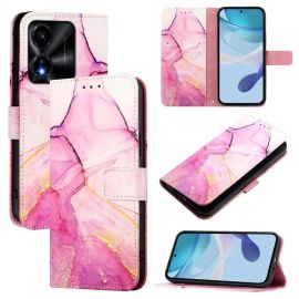 ART MARBLE Pénztárca tok Honor X5c Plus PINK készülékhez