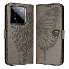 ART BUTTERFLY Pénztárcahuzat a Realme GT-hez 7 Pro 5G szürke