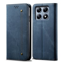 DENIM pénztárcahuzat Xiaomi 14T Pro kék színben