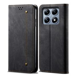 DENIM pénztárcahuzat Xiaomi 14T Pro-hoz fekete