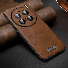 SULADA LEATHER Védőburkolat Vivo X200 Pro 5G barna