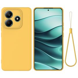 RUBBER Védőburkolat Xiaomi Redmi-hoz Note 14 5G sárga