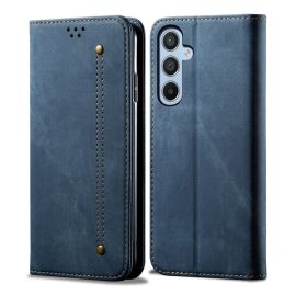 DENIM Pénztárcahuzat Samsung Galaxy A36 kék