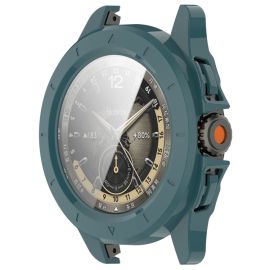 PC FULL COVER Műanyag borítás üveggel Xiaomi-hoz Watch S4 Sport sötétzöld