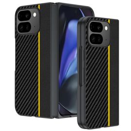 CARBON védő tok Google Pixel 10 Pro Fold BLACK-YELLOW eszközhöz