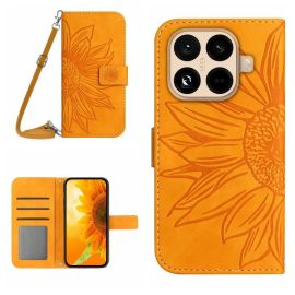 ART SUNFLOWER Pénztárca tok zsinórral Xiaomi 15T Pro narancssárga készülékhez