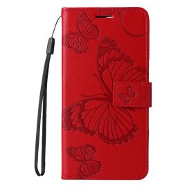 ART BUTTERFLY Tárcavédő a Xiaomi-hoz Redmi Note 14 5G piros