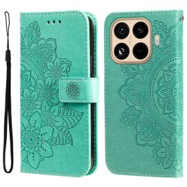 ART MANDALA Pénztárca tok pánttal Xiaomi 15T Pro zöld készülékhez