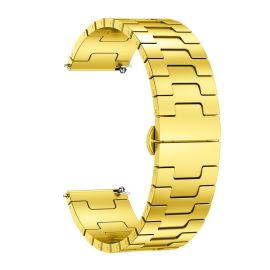 H-SHAPED Fémszíj Huawei-hoz WatchGT 5 46mm / GT 6 46mm / WatchGT 5 Pro 46mm / GT 6 Pro 46mm arany