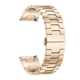 H-SHAPED Fém szíj a Huawei-hoz Watch GT 5 46mm / GT 6 46mm / Watch GT 5 Pro 46mm / GT 6 Pro 46mm ROSE GOLD