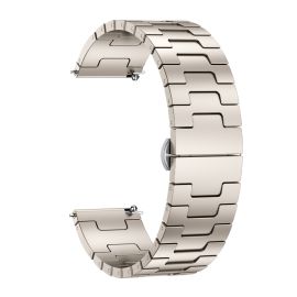 H-SHAPED Fém szíj a Huawei-hoz Watch GT 5 46mm / GT 6 46mm / Watch GT 5 Pro 46mm / GT 6 Pro 46mm STARLIGHT