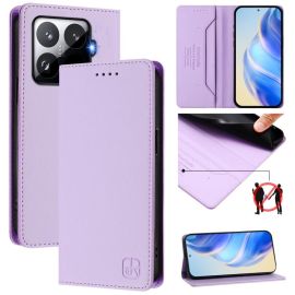 RINA Lehajtható tok Xiaomi 15T Pro készülékhez, világoslila