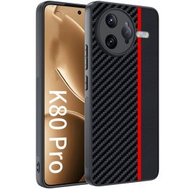 CARBON Védő tok Xiaomi Poco F7 Ultra BLACK RED készülékhez
