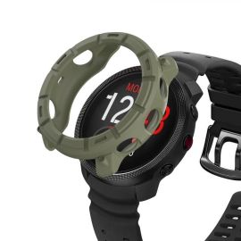 TPU HALF COVER Polar Vantage M3 borító sötétzöld