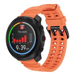 SILICONE Cserélhető szíj a Polar Vantage M3 narancshoz