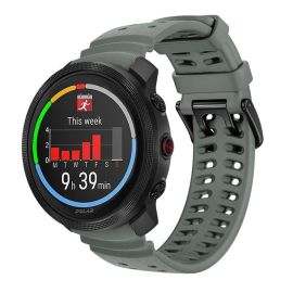 SILICONE Cserélhető szíj a Polar Vantage M3 szürke színhez