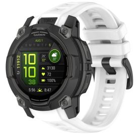 SILICONE Cserélhető szíj Garmin Instinct 3-hoz 50mm fehér
