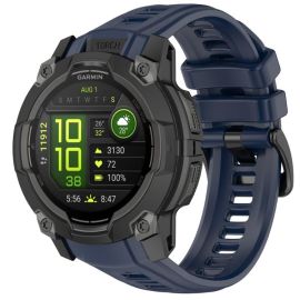 SILICONE Cserélhető szíj Garmin Instinct 3 50mm sötétkékhez