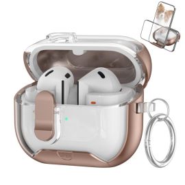 STARCHAIN Védőtok Samsung Galaxy Buds 3 / Buds 3 Pro ROSE GOLD készülékhez