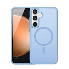 DUX YIND Védő tok MagSafe funkcióval Samsung Galaxy S25 FE készülékhez, kék