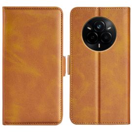 SIDE pénztárca tok Realme 14 Pro 5G világosbarna