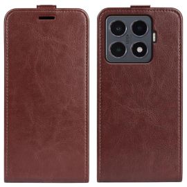 Felhajtható tok Xiaomi 15T Pro készülékhez, barna