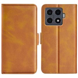 SIDE Pénztárca tok Xiaomi 15T Pro készülékhez, világosbarna