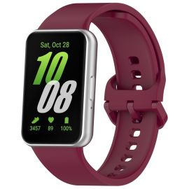 SILICONE Cserélhető szíj Samsung Galaxy Fit3 bordó színben