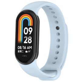 SILICONE Cserélhető szíj a Xiaomi Smart Band 9-hez világoskék