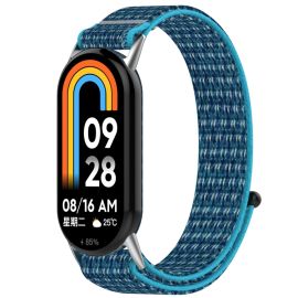 NYLON Cserélhető szíj a Xiaomi Smart Band 9 kékhez
