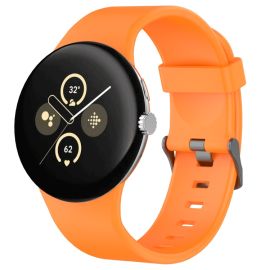 SILICONE Cserélhető szíj Google Pixel-hez Watch 4 45mm / Pixel Watch 3 45mm narancs