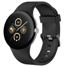 SILICONE Cserélhető szíj Google Pixel-hez Watch 4 45mm / Pixel Watch 3 45mm fekete