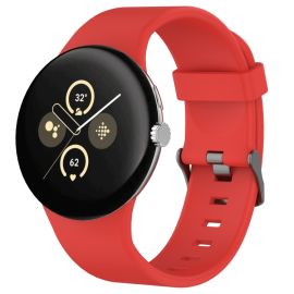 SILICONE Cserélhető szíj Google Pixel-hez Watch 4 45mm / Pixel Watch 3 45mm piros