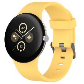 SILICONE Cserélhető szíj Google Pixel-hez Watch 4 45mm / Pixel Watch 3 45mm sárga