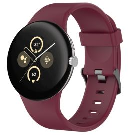 SILICONE Cserélhető szíj Google Pixel-hez Watch 4 45mm / Pixel Watch 3 45mm bordó