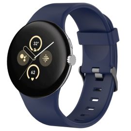 SILICONE Cserélhető szíj Google Pixel-hez Watch 4 45mm / Pixel Watch 3 45mm sötétkék