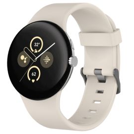 SILICONE Cserélhető szíj Google Pixel-hez Watch 4 45mm / Pixel Watch 3 45mm bézs