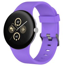 SILICONE Cserélhető szíj Google Pixel-hez Watch 4 45mm / Pixel Watch 3 45mm lila