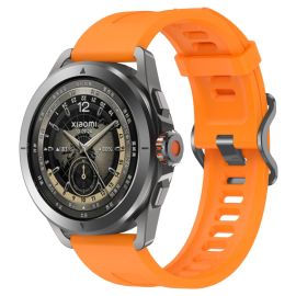 SILICONE Cserélhető szíj Xiaomi-hoz Watch S4 Sport narancs
