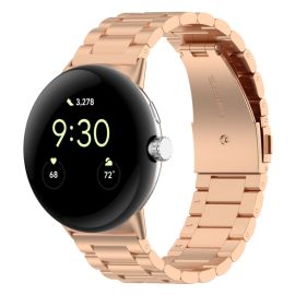 CLASSIC Fémszíj Google Pixel-hez Watch 4 45mm / Pixel Watch 3 45mm rózsaszín