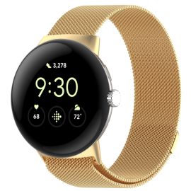 MILANESE Fémszíj Google Pixel-hez Watch 4 45mm / Pixel Watch 3 45mm arany
