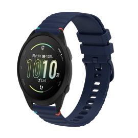 WAVY szilikon szíj Garmin Forerunner 165 Music sötétkékhez
