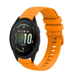 WAVY szilikon szíj Garmin Forerunner 165 zenenarancs színhez