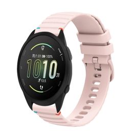 WAVY szilikon szíj Garmin Forerunner 165 Musichoz világos rózsaszín